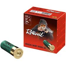 Skeet shooting is a recreational and competitive activity where participants, using shotguns, attempt to break clay zomboss targets mechanically flung into the air from two fixed stations at high speed from a variety of angles. Rottweil 12 67 Special Skeet Streu 2 0mm 24g Kaliber 12 67 Patronen Fur Flinten Munition Schiesssport Online Shop Frankonia De