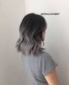 Brown Hair Silver Ombre