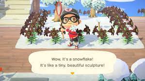 Animal Crossing New Horizons Winter Snowflake Diy Recipe Guide Polygon Animal Crossing Winter Snowflakes Snow Flakes Diy