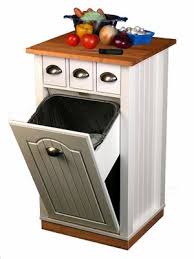 Trash Can Pantry Cabinet That Holds 13 Gallon Bags 4124 Venture Horizons Kitchen Island With Butcher Block Top Butcher Block Decor