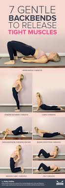 Relieve Tension And Soothe Tight Muscles With These Easy Backbends To Improve Your Posture Get All The Stretches Here Htt Tight Muscles Yoga Fitness Exercise