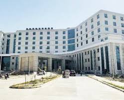 Aerial view of AIIMS Rae Bareli campus and hospital complex