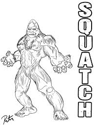 Drawing of abominable coloring page turn on the printer and click on the drawing of abominable you prefer. Bigfoot Coloring Pages Eassume Com Coloring Home