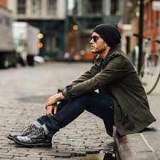 How To Wear A Beanie Hat Hipster Mens Fashion Mens Outfits Black Beanie
