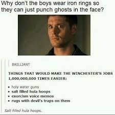 The church prays that holy water may protect us from illness, especially infectious diseases. What Else Would Have Made Their Job Way Easier Supernatural