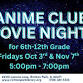 Anime Club Movie Night (Gr. 6-12) event image