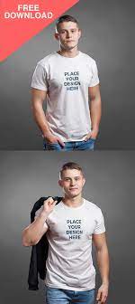 These mockups were created from actual photos of tees. Free T Shirt Mockup Templates Freebies Graphic Design Junction
