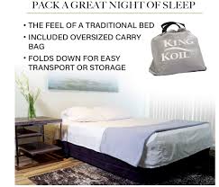 King Koil California King Luxury Raised Air Mattress With Built In 120v Ac Capacity Internal Pump In 2020 Air Mattress Air Bed California King