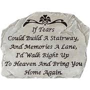 Memory turns back every leaf. If Tears Could Build A Stairway Square Garden Stone Christianbook Com