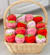 Tokyobunnie Fresh Crayons Adopt A Strawberry Plush Kawaii Crafts Plushies Diy Kawaii Diy