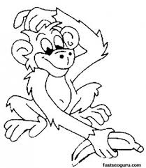 Start colouring our m is for monkey colouring page! Free Print Out Coloring Pages Monkeys For Kids Jungle Free Kids Coloring Pages Printable