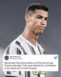 Cristiano ronaldo wants to become man city's highest earner before committing to the club, sunsport's dan cutts writes. 2cibect5mf 3m