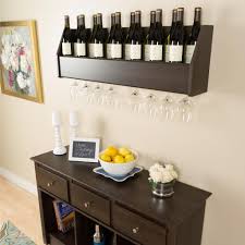 floating wine kitchen decor