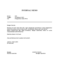 Internal memo merupakan pesan singkat dan jelas untuk kalangan sendiri. Contoh Surat Memo Nusagates