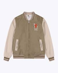 Cotton Twill Varsity Jacket