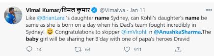 Anushka Sharma Baby Name All The Popular Baby Name Suggestions For Anushka Sharma Virat Kohli S Daughter And Their Meanings Bollywood actor anushka sharma and cricketer virat kohli are now parents to a baby girl. anushka sharma baby name all the