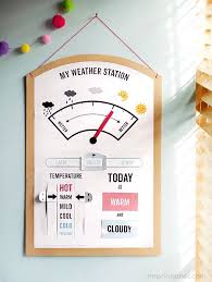 Free Printable Weather Station Weather Activities For Kids Weather Activities Station Printable