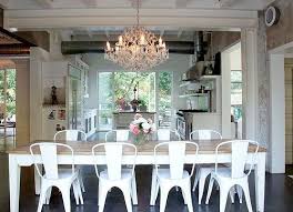 What Sums Up Your Dream Kitchen Home White Dining Table White Metal Chairs