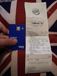 Download the app to get started. First Merchant Order With Coinbase Card Bitcoin