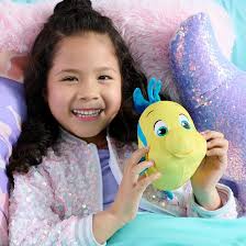 Just Play Disney Junior Ariel Flounder Small 7-inch Plush, Kids Toys for  Ages 2 Up : Toys & Games