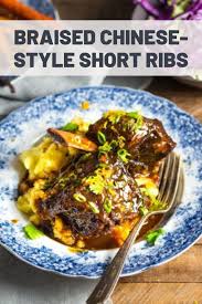 Braised Chinese Style Short Ribs With Soy Orange And 5 Spice Powder Recipe Recipe Short Ribs Braised Eat Beef