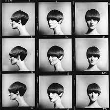 Vidal Sassoon S Five Point Bob Modelled By Grace Coddington Photo Eric Swayne Vidal Sassoon Grace Coddington Vidal