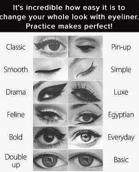 Different Types Of Cat Eyes Perfect Eyeliner Makeup Eye Makeup