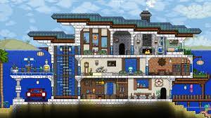 I show you a building life hack to. Modern Beach House Terraria Minecraft Houses Blueprints Minecraft House Designs Modern Minecraft Houses