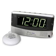 Baby ben alarm clock black with chrome rim cream dial runs. Alerting Devices For The Deaf And Hearing Impaired