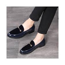Possono essere di modelli disparati che abbracciano il piede in maniera più o meno importante, che svelano le dita curatissime o che lasciano intravedere maliziosi colli del piede. Slowmoose Mocassini Da Uomo In Vernice Oxford Mariage Scarpe Da Sposa Blu Scuro 39 Eprice