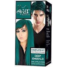 Splat Complete Kit Deep Emerald Semi Permanent Green Hair Dye With Bleach Walmart Com In 2021 Green Hair Dye Splat Hair Dye Splat Hair Color