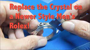 Does it need any specifics tools or machine to do this work? Replace Rolex Crystal On A Newer Men S Rolex Watch Youtube