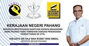 Biasiswa pendidikan dalam negara (ipta). Mohon Bantuan Anak Pahang Yang Terkesan Dengan Penundaan Pendaftaran Ke Ipta Edu Bestari