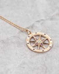 что такое компас где и когда появился первый компас Compass Pendant Amethyst Diamond Accented 14k Rose Gold 0 19ct In 2020 Gold Leaf Necklace Compass Pendant Compass Necklace