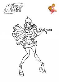 Hellokids members love this the fairy winx club girl flora coloring page. Pin On Winx Club Coloring Pages