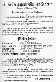 Erfasst beschäftigte eines bestimmten betriebes. Streik Jewiki