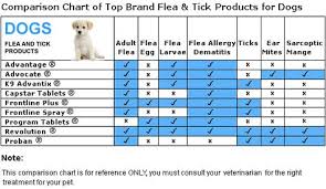 dog flea and tick products and comparisons can dogs eat