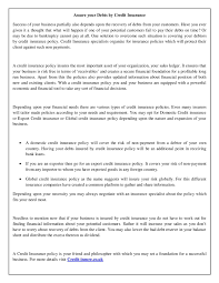 Second, export credit insurance allows exporters to provide qualifying international buyers with advantageous terms of credit. Calameo Credit Insure Co Uk