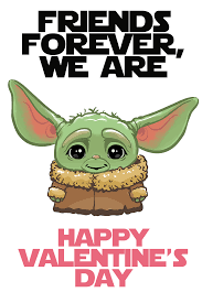 Free Baby Yoda Valentine S Day Printables Eat Drink And Save Money Yoda Valentine Cards Fun Valentines Day Ideas Valentines Day Funny