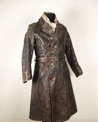 Leather Trench Coat Front View Trench Coat Leather Trench Coat Coat