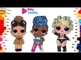 Colouring Lol Surprise Dolls Colouring Pages Boss Queen Independent Queen Goo Goo Queen Youtube Coloring For Kids Kids Color
