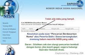 Download profil sekolah secara online. Cara Cek Nisn Data Siswa Aktif Maupun Yang Sudah Tamat Lulus Tahun Pelajaran 2017 2018 Dadang Jsn