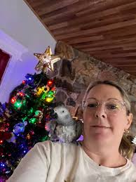 This is Mojo she's 25 yo. We took her in last Feb after her previous owner  passed away. This week has been the first time that she steps up and wants  me