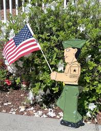 Army Military Yard Stake Jk S Krafty Korner Yard Art Yard Art