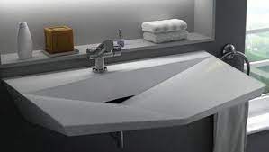 Self rimming design makes this sink a striking focal point for any bathroom decor. Selecting Modern Bathroom Fixtures Modern Bathroom Sinks In Surprising Shapes Modern Bathroom Sink Contemporary Bathroom Sinks Sink Design