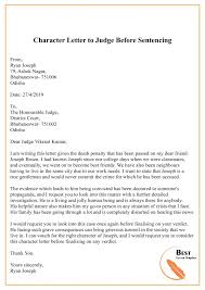 Without a statement, all the judge knows about the defendant is the crime committed and how the defendant acts in court. Character Letter For Judge Character Reference Letter For A Judge Hashdoc Reference Cute766