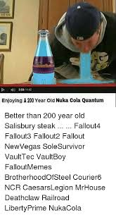 Add in flour and cook until brown, about 7 minutes. Hess 3591442 Enjoying A 200 Year Old Nuka Cola Quantum Better Than 200 Year Old Salisbury Steak Fallout4 Fallout3 Fallout2 Fallout Newvegas Solesurvivor Vaulttec Vaultboy Falloutmemes Brotherhoodofsteel Courier6 Ncr Caesarslegion Mrhouse Deathclaw