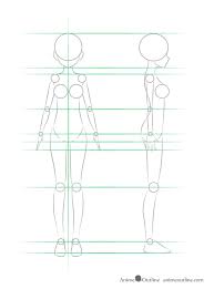 Fortunately, anyone can learn how to draw anime characters, and the process is fairly simple if you break it down into small steps. How To Draw Anime Girl Body Step By Step Tutorial Animeoutline