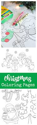 Get ready to have some colouring fun with crayola's free printable colouring pages. Free Printable Christmas Coloring Pages Crazy Little Projects