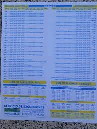 Cambios en horarios del servicio regular permanente de viajeros a partir del 1 de abril de 2021 Info Transporte Horarios Ucot Inter Invierno 2020 Facebook